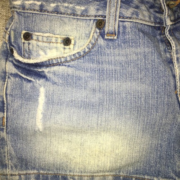 BKE Rare Style Distressed Denim Shorts - Picture 6 of 11